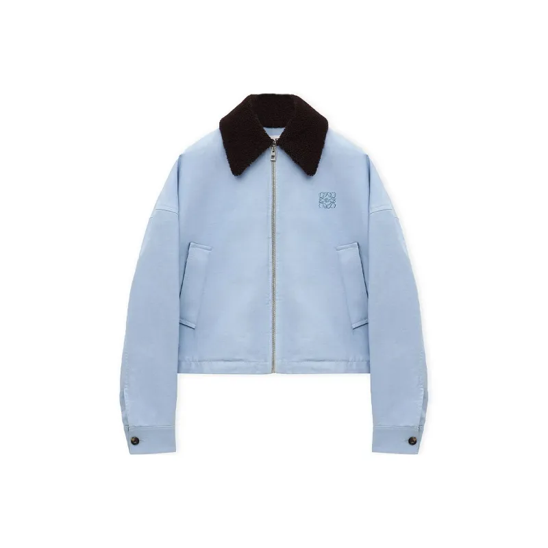 LOEWE Anagram SS25 Women's Pre Selection Collection Jackets & Coats Women's Blue-0