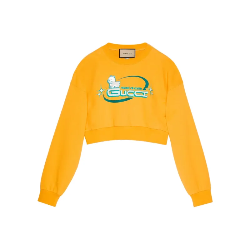 GUCCI Animal Printed Jersey Sweatshirt-0