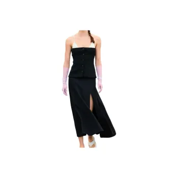 CHANEL SS25 Camisole Women's Black White