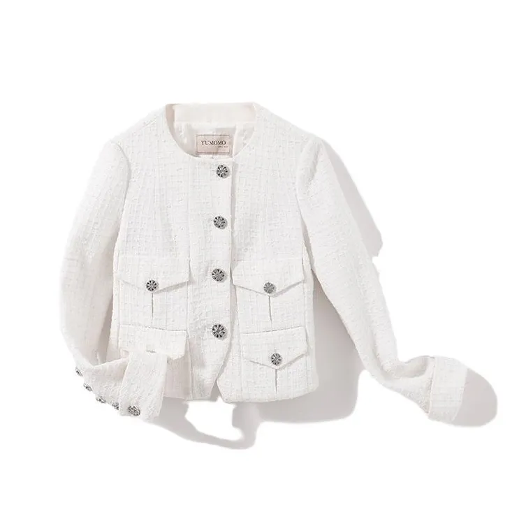 YUMOMO STAR Jackets Women's White-0
