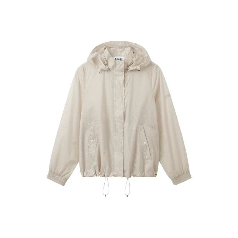 AIGLE Jackets Coats Women's Misty Beige-0