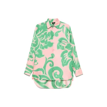 ETRO Long Sleeved Abstract Printed Shirt