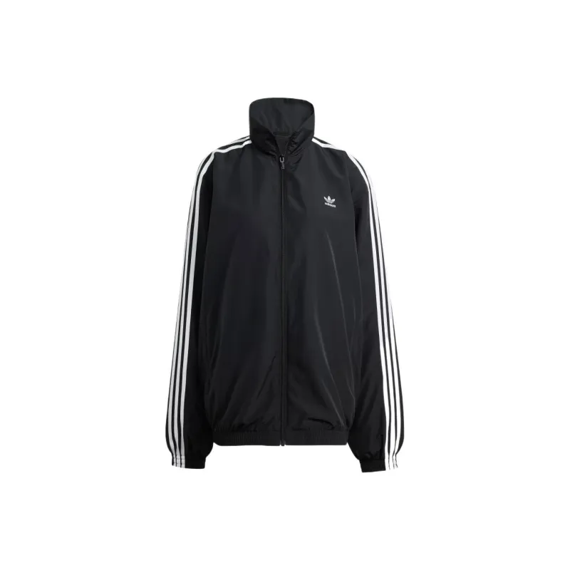 Adidas Women's Adilenium Season 3 Oversized Track Top Black-0