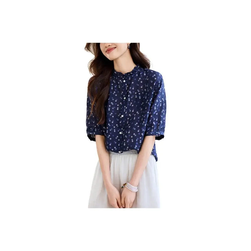 Korean style Shirts Women's-4