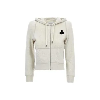 ISABEL MARANT ETOILE Penny Zip Up Drawstring Hoodie