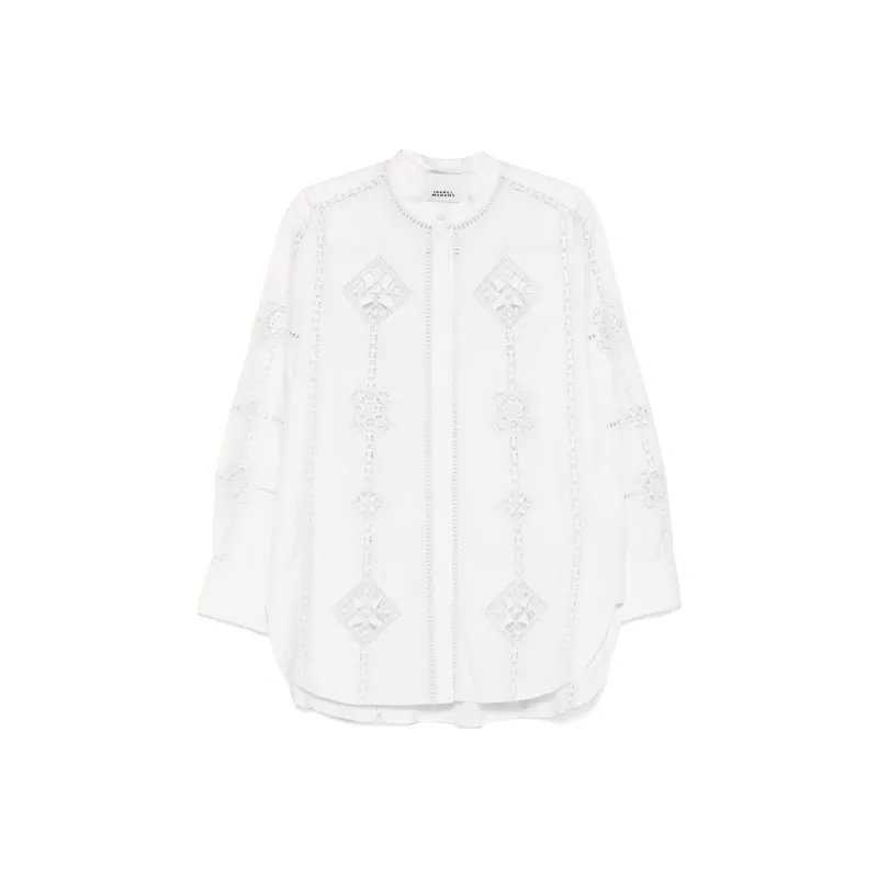 ISABEL MARANT Soeline Long Sleeved Shirt-0