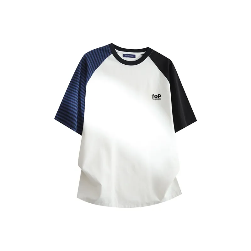 FAX FOR FMACM T Shirt Unisex Black White Stripes-2