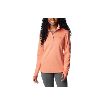 Columbia Park View™ Half Zip Fleece Sweatshirt Women's Peach