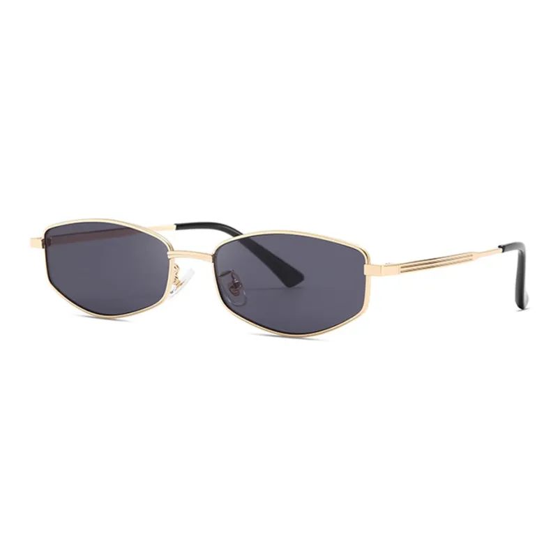 NOME Stainless Steel Irregular Shape Sunglasses Unisex-2