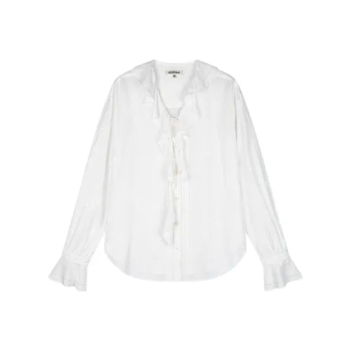 UOOYAA Shirts Women's White