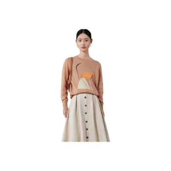 MIHUANG Cashmere Sweater Women's Melodious Sparrow Pink