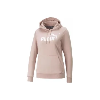 PUMA ESS LOGO HOODIE FL S ROSE QUARTZ Sweatshirt Women's Pink