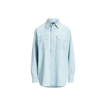 Polo Ralph Lauren Embroidered-Detail Buttoned Shirt