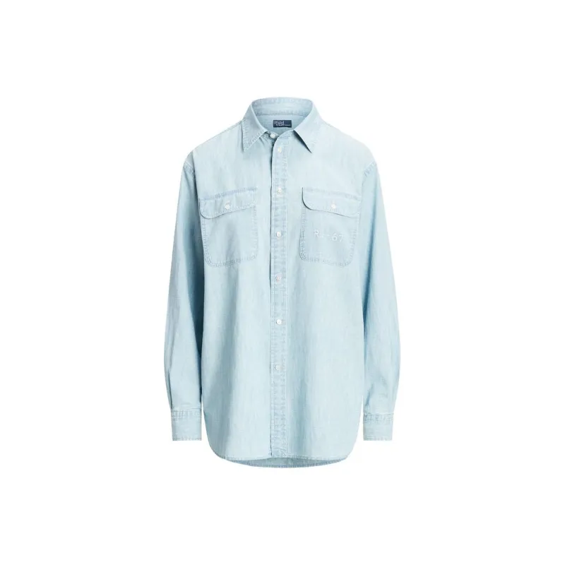 Polo Ralph Lauren Embroidered Detail Buttoned Shirt-0