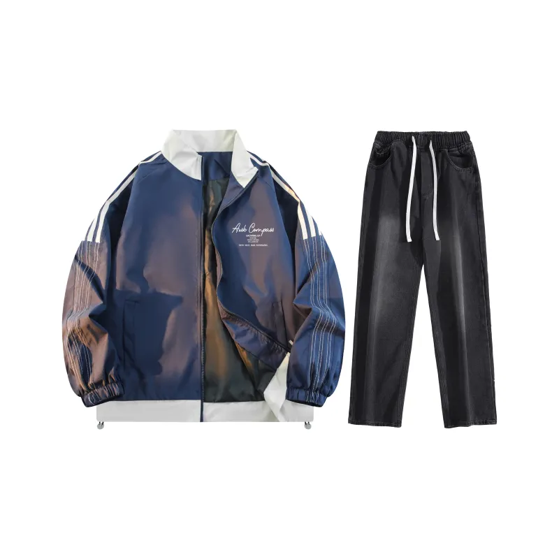 A.X.S.K Casual Sportswear Unisex Black-10