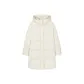 Cream White (80% High Gram Weight Warm Fleece, Zero Gravity Hooded Mid-Length)