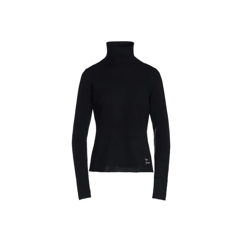 Yohji Yamamoto FW24 Cashmere Sweater Women's Black-0