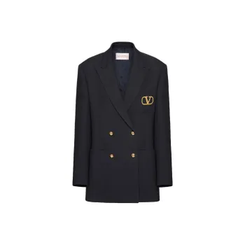 Valentino VLogo Signature Double Breasted Blazer