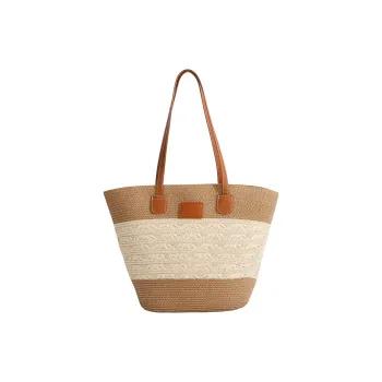 YZUE Woven Tote Bag, Shopping Bag, Underarm Bag, Shoulder Bag Women's Multicolor
