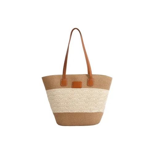 YZUE Woven Tote Bag, Shopping Bag, Underarm Bag, Shoulder Bag Women's Multicolor