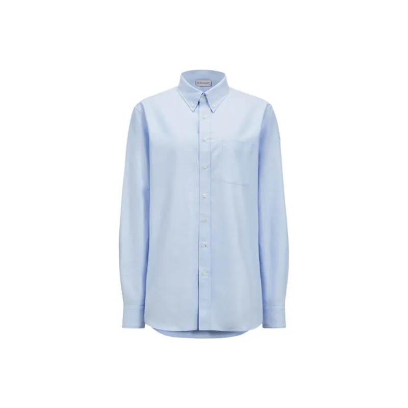 Moncler SS25 Shirt Women's Light Blue-0