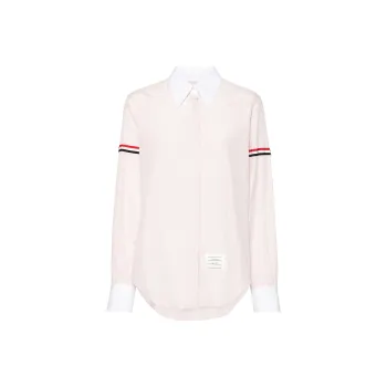 THOM BROWNE Contrast border Striped Shirt
