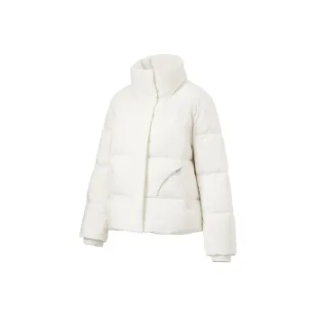 LiNing Fitness Series Down Jacket Women's Champagne White