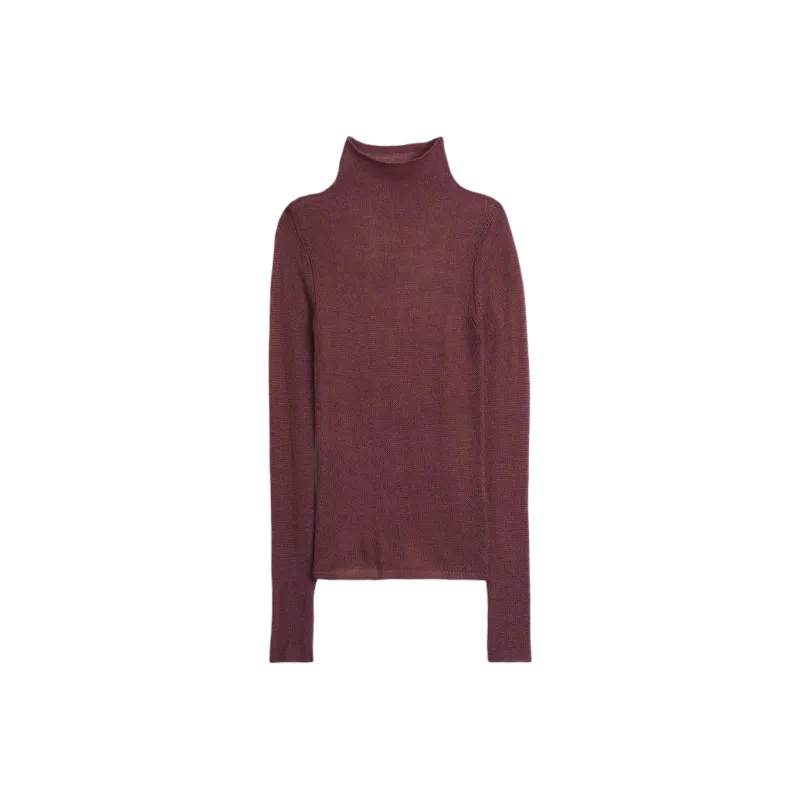 ZARA SRPLS Series Knitwear Women's Dark Red-0