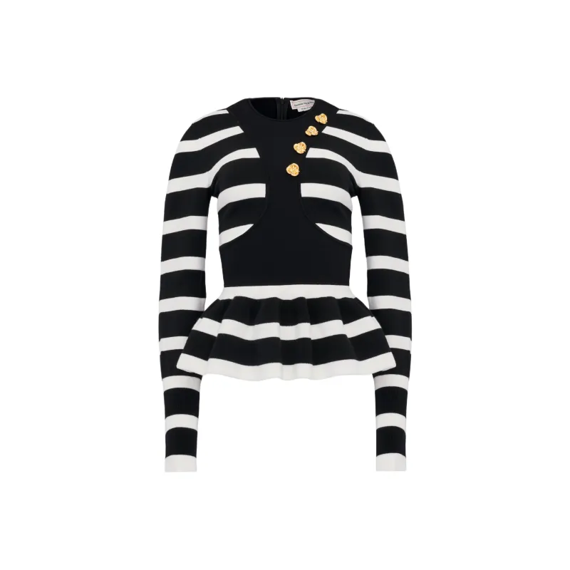 Alexander McQueen SS24 Knitwear Women's Black-0