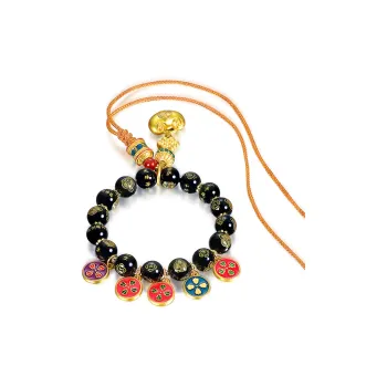 TAOHUAZHAOZHAO Agate Carved Jade Ornaments Unisex