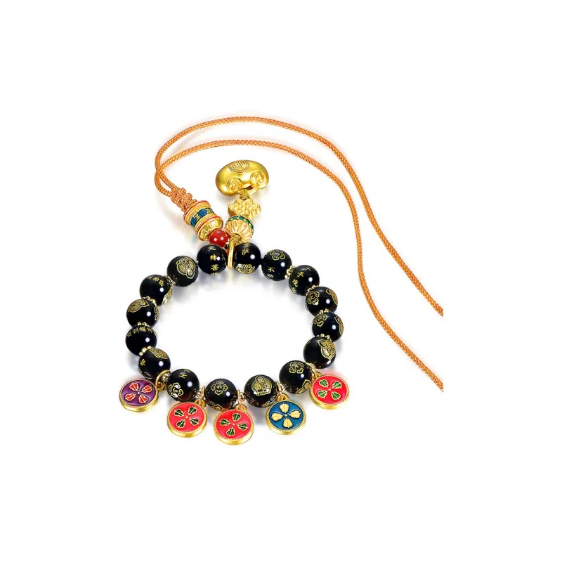 TAOHUAZHAOZHAO Agate Carved Jade Ornaments Unisex-0