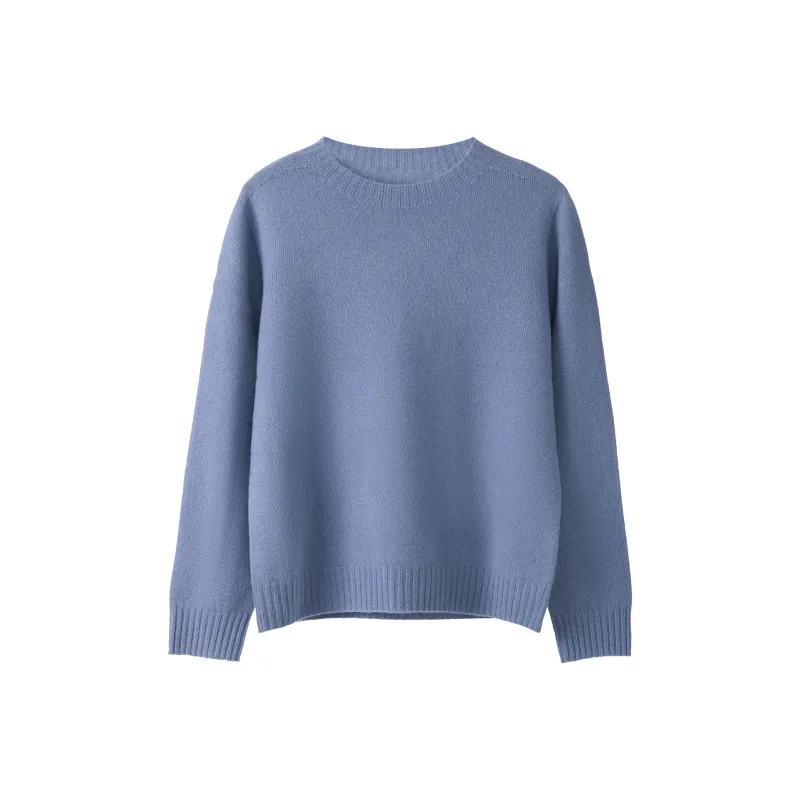 Fstudio Fashion Loose Fit Commute Base Knitwear Women's Black-8
