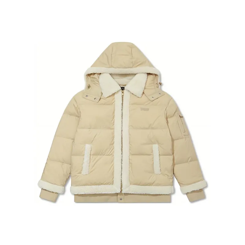 Levis Down Jackets Women's Khaki-0