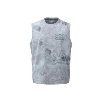 SALOMON Tank Tops Men Gray