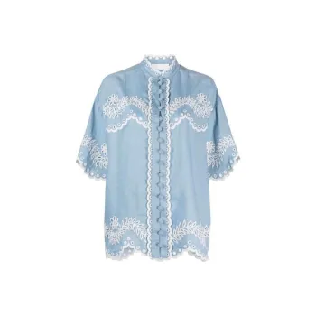 Zimmermann Junie Short-Sleeved Shirt