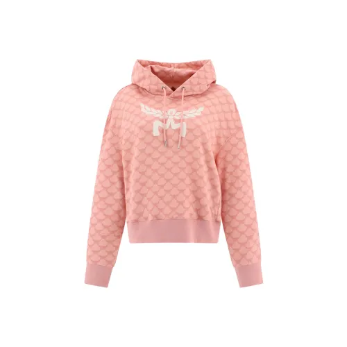 MCM Monogram Printed Drawstring Hoodie