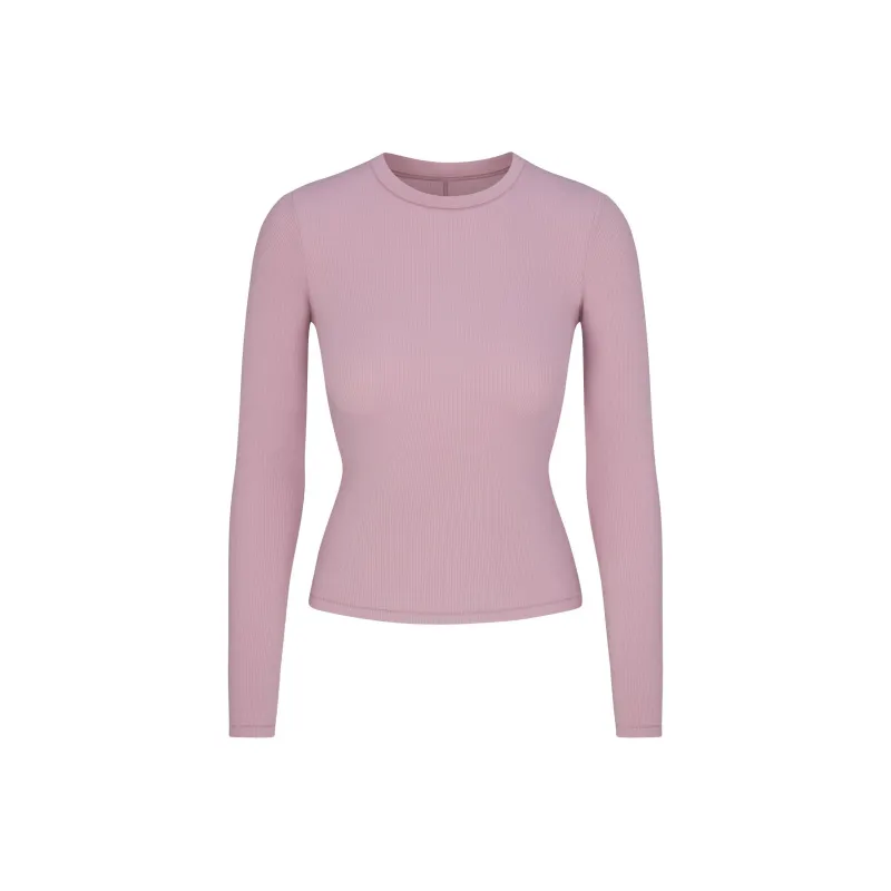 SKIMS Regular T Shirt Women's DUSK/Nightfall Color-0