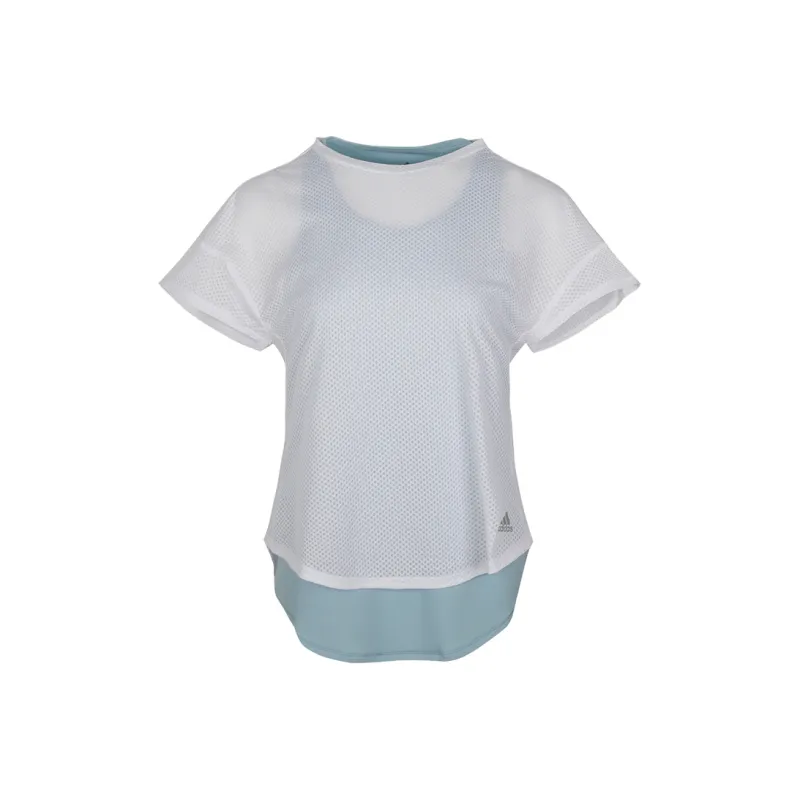 Adidas T-Shirts Women's Blue-0