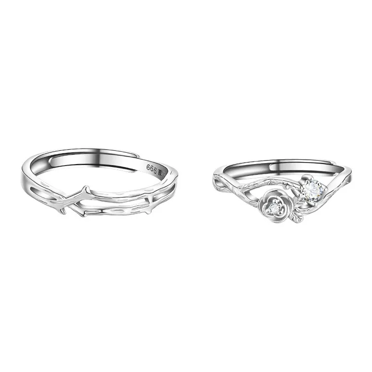 SOFTDORA S999 Fine Silver Rings Unisex-1