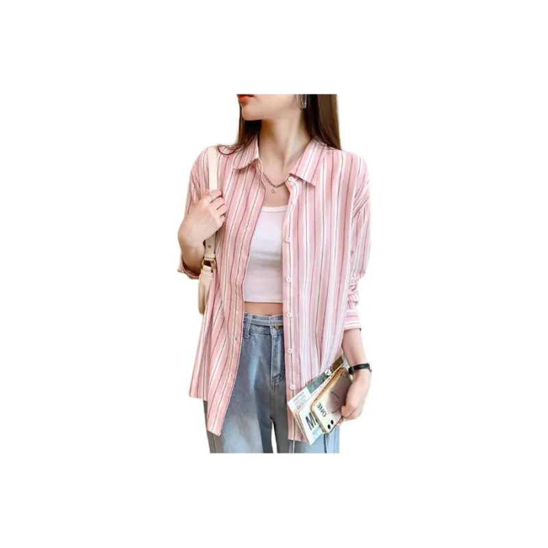 Tonlion Shirts Women's Pink-0