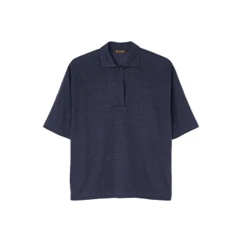 Loro Piana SS25 Polo Shirt Women's Blue