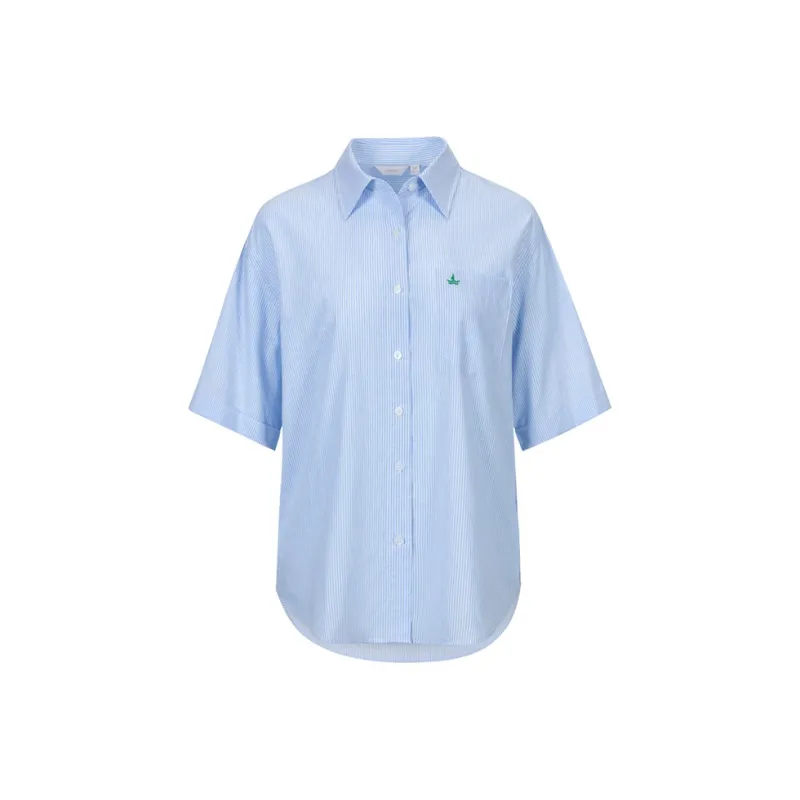 NAVIGARE Shirt Women's Dark Sapphire Blue/White-0