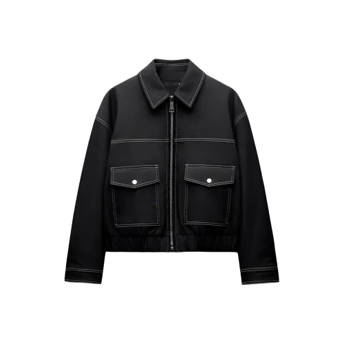 ZARA New Year Jackets Women's Indigo