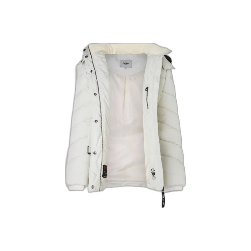 Pepe Jeans Jackets Coats Women's White-0