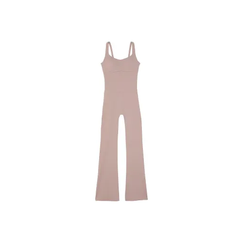 Victoria's Secret VS Elevate Cross-Back Mesh One-Piece / Bare Taupe Bodysuits Women's Taupe