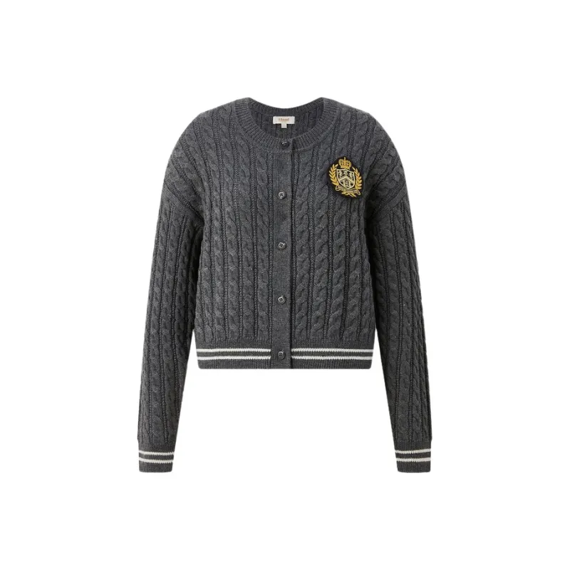 E.land Knitwear Women's Coal Gray-0