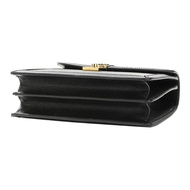 GUCCI Ophidia Cow Leather Shoulder Bag, Crossbody Bag, Handbag Women's Black-5
