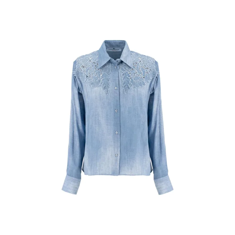 ERMANNO SCERVINO Box Pleat Shirt-0