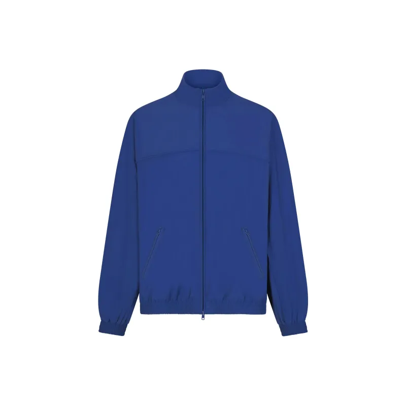 SKIMS TRACK WOVEN NYLON OVERSIZED JACKET Jackets Coats Women's COBALT/Cobalt Blue-0