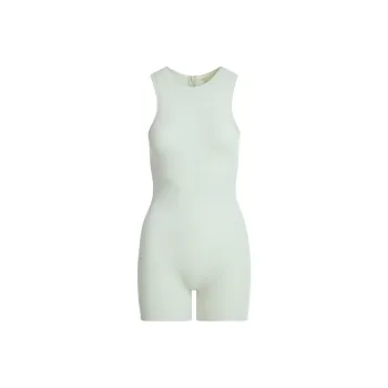 SKIMS SS25 COTTON JERSEY TANK ONESIE Bodysuits Women's Spearmint/Lavender Scent